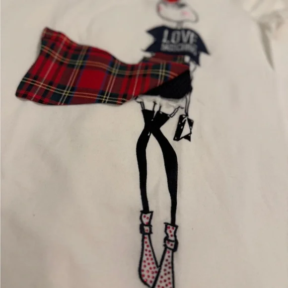 LOVE Moschino T-shirt Size 38 (US 2) - Picture 3 of 4
